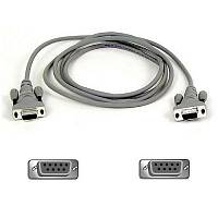 2.5 m serial cable, 9 pin D