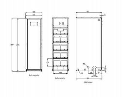 Батарейный кабинет EATON 93P/E-BAT-S-1x36-GNB XP12V1800 (200A)