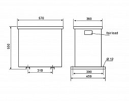 Output tranformer for 20-30 kVA (non-matching cabinet)